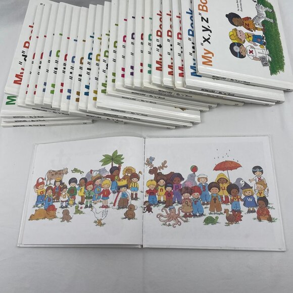 Moncure First Steps to Reading ABC Book Set Vintage Collectible 25 Hardcover - Picture 10 of 10